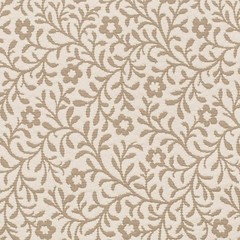 Bryant Cream Floral Leaves Matelasse Woven Pattern Upholstery Fabric by the Yard