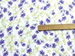 55” Wide By Yard Floral Sewing Fabric Viscose Soft Rayon Material For Robe