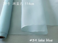 Solid Color Pure Silk Organza 45” By Yards Silk Gauze Fabric Wedding Crafts DIY