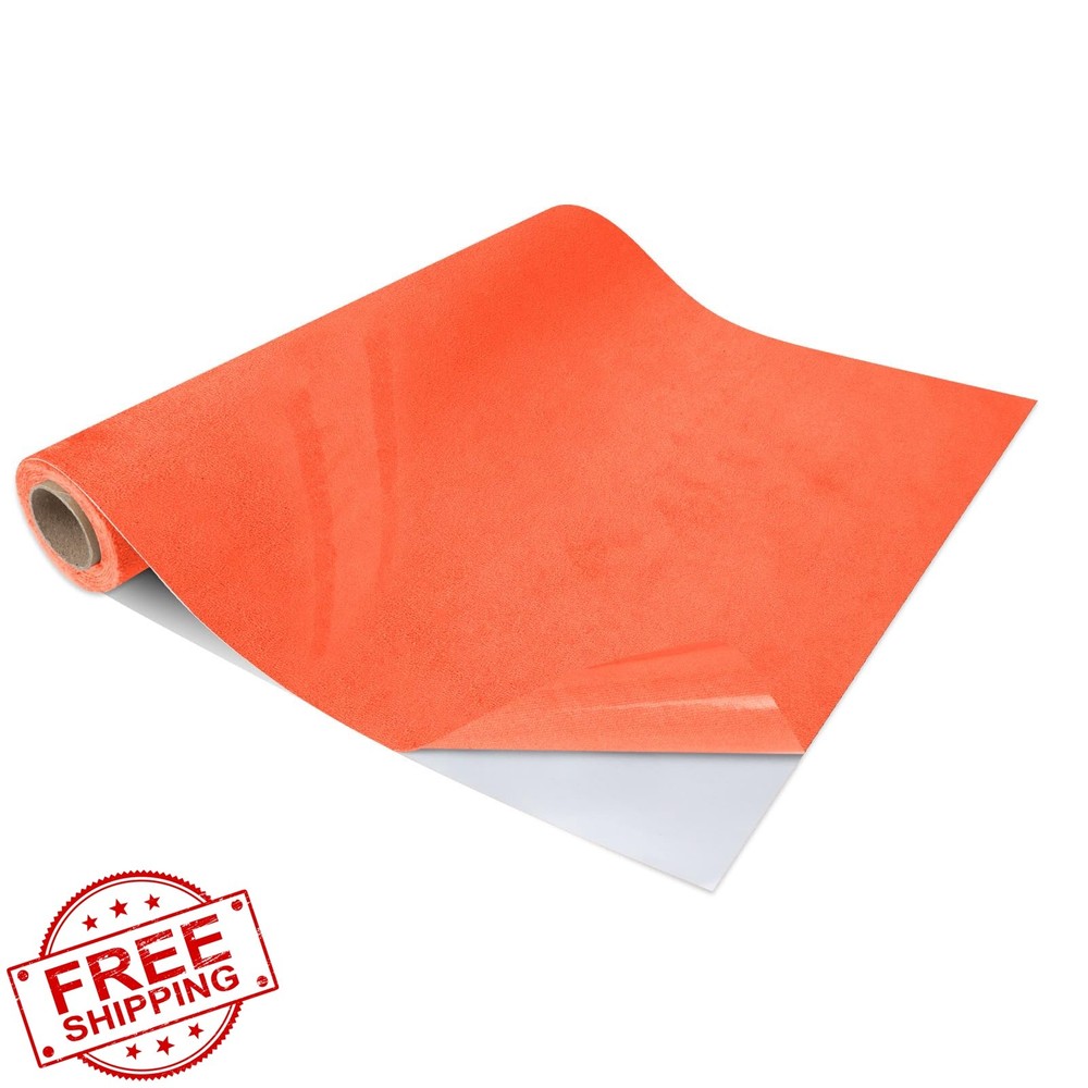 TREEHAC Suede Fabric Wrap Orange 17″x80″