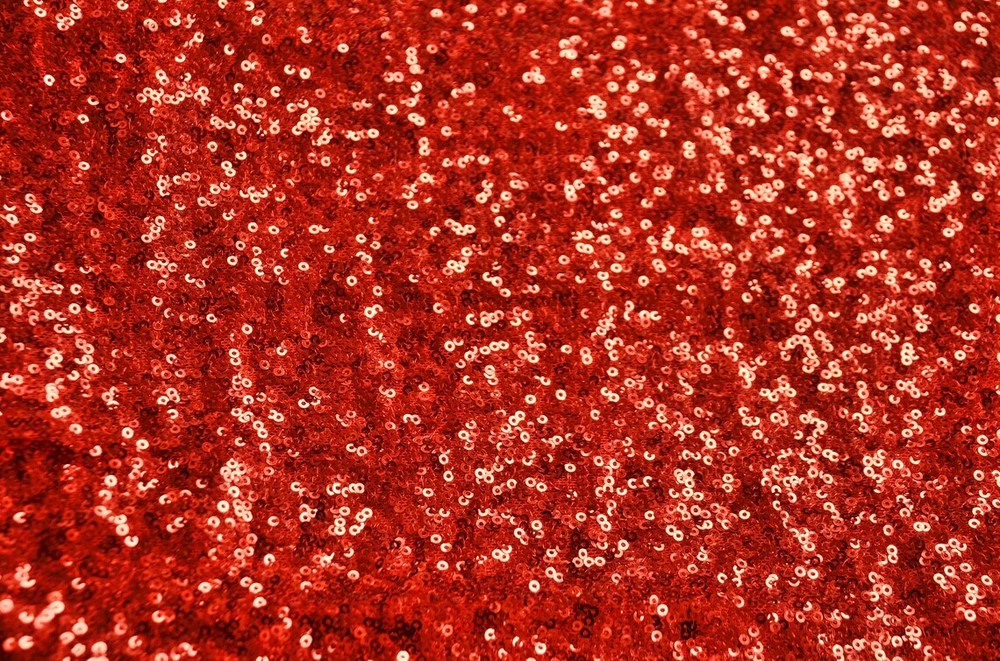 Sequin Glitz Fabric RED 50″ for Party Events Decoration wide sold by Yard