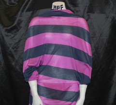 Tencel Recycled Polyester Knit Jersey Yarn Dyed Fabric Ecofriendly Stripes 5 oz