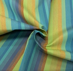 SUNBRELLA 56096 ASTORIA LAGOON AQUA STRIPE OUTDOOR FURNITURE FABRIC BY YARD 54″W