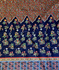 VTG Concord Fabric Double Borders Print Stripes Florals & Paisley BTHY