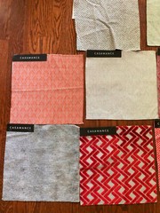 CASAMANCE 15 pc Mixed Lot 10 1/2″ Fabric Samples