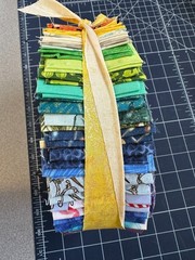 75 PC 2.5″ JELLY ROLL Strips Mixed 100% Cotton Fabric Moda, Fairy Frost + others