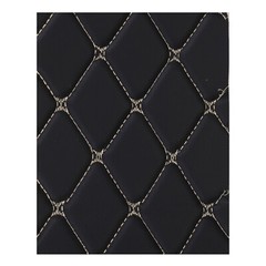 Faux Leather Fabric W/Foam Quilted Diamond Car Headliner Upholstery Sold by Yard