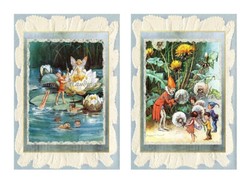 Margaret W Tarrant Fairies A MULTI-SIZE SET Cotton Fabric Quilt Blocks
