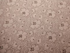 #12 Beige & Brown Cotton Print-9 yds