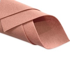 1mm Soft Coral Merino Wool Felt Sheet 20 x 30cm – No. 84 – AU Seller
