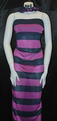 Tencel Recycled Polyester Knit Jersey Yarn Dyed Fabric Ecofriendly Stripes 5 oz