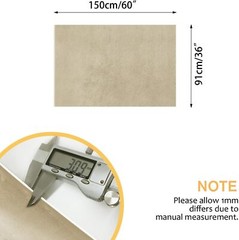 3MM Beige Suede Headliner Fabric 36″x60″ Foam Backed For Car Inner Roof Repair