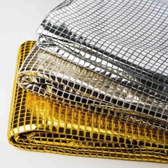 35″ x 10 yards SILVER Mirror Foil on Tulle FABRIC BOLT Wedding Party Decorations