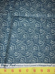 Bryant Park Spring Blueberry For Wilmington Prints Cotton Fabric, 1 Yd x 44”