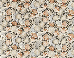 HARLEQUIN CURTAIN FABRIC DESIGN Montipora 1.8 METRE HARISSA/SLATE/INSENCE COTTON
