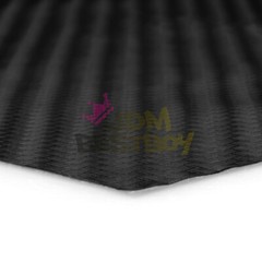 Black Carbon Fiber Fabric Cloth Marine Vinyl 54″ Wide Plain Weave Upholstery