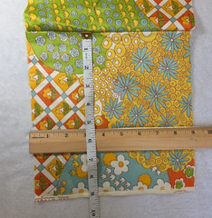 Vintage Waverly Granny Quilt Glosheen Savalux Fabric 9×9″ Quilt Block 49 Pieces