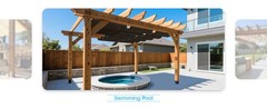 4’W x 16’L Waterproof Pergola Shade Cover Retractable Canopy Replacement,