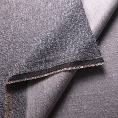 Charcoal Blue Boucle Upholstery Fabric 56″ By The Yard Latex Backing Heavy
