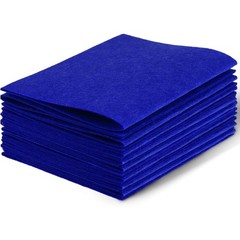 10Pcs Royal Blue Felt Fabric Sheets 7 x 11 for DIY Crafts Sewing Halloween