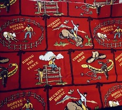 VTG “Barn Dandy” Rodeo Cowboy Theme # 5462 By Rober Kaufman on RED BTFQ