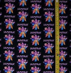 KPOP DM0N HUNTERS BLACK FABRIC ( HALF-YARD AND 1-YARD SELECTIONS )