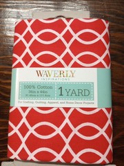2-Waverly 100% Cotton 36” x 44” 1 Yard Pre-cut Fabric Red NEW Sewing Quilting