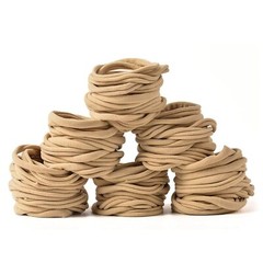 100 PCS Baby Nylon Headbands Hairbands Hair Bow Elastics for Baby Girls