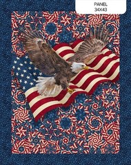 Stars And Stripes 14 By Northcott – Navy Eagle Panel #DP29040-49