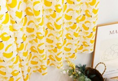 OEKO-TEX Fruits patterned Fabric made in Korea by the Half Yard