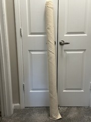 Cream Ivory Diamond Herringbone Upholstery Fabric ~ 3 Yd