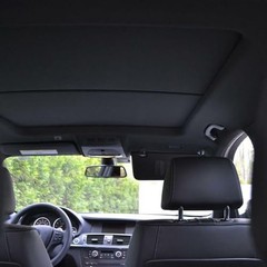 Kefly Mesh Headliner Fabric with Foam Backing, Auto 54″ L × 60″ W Black