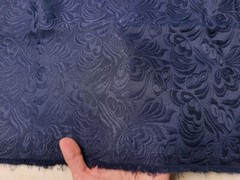 1 Yard X 1.45meter Butterfly Embossed Material Thick Cotton Poly Suit Fabric