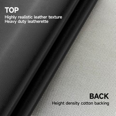 54″ Wide Marine Vinyl Fabric Faux Leather Pleather Auto Upholstery Cotton Backed