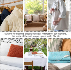 Iron-On Fleece Fabric 300 X 100Cm, 50 G/M² Fleece Line for Iron-On, Ironing Inse