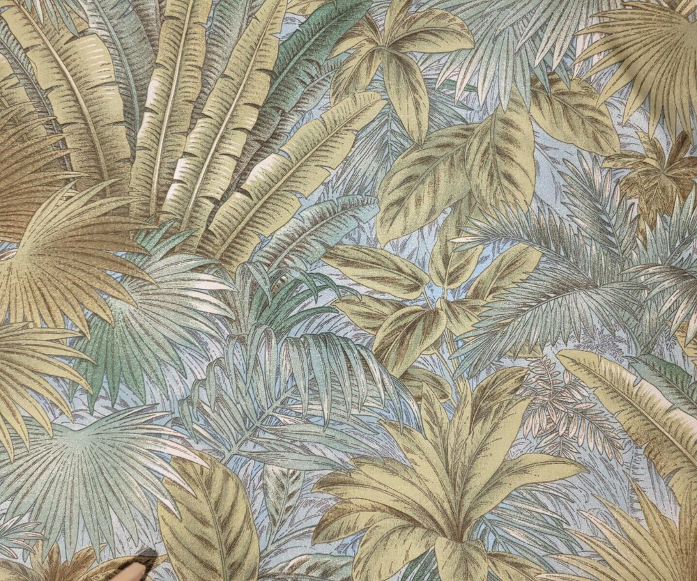 Bahamian Breeze in Surf BTY Tommy Bahama Outdoor 100% Polyester 54″ Wide Leaf