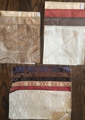 13 Beacon Hill Designer Silk Fabric Samples 10”x10” 12”x12”