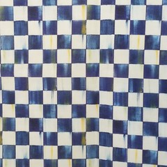 Royal Blue Check FABRICS~ Priced By the Yard ~ YOU SELECT!