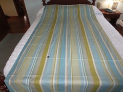 3550. PACE SETTER Polyester/Cotton STRIPE Apparel, Craft FABRIC–44″ x 3.5 yds.