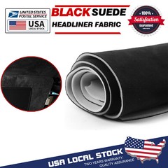 Suede Headliner Fabric 1/8″ Thick Foam Upholstery Roof Liner Replacement 60″ (W)