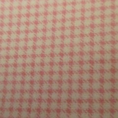 Cotton Flannel Small Pink & White Checks Flannel Cotton Quilt Fabric 18″ x 44