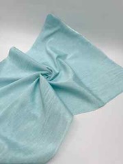 Light Blue Silk Moire Fabric, Silk Shantung Watermark Fabric By The Meter.