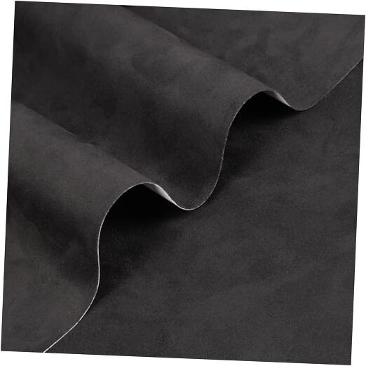Black Suede Fabric Wrap Suede Wrap Self-Adhesive Car Interior Film 17in x 70in
