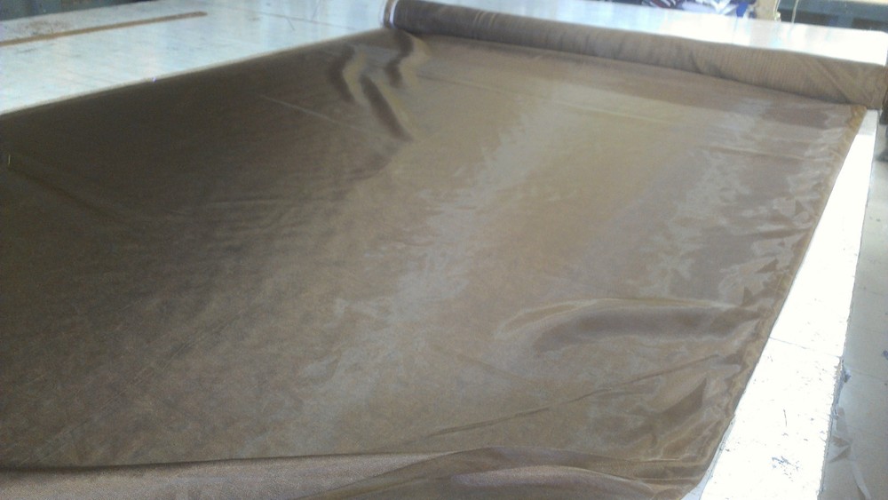 116″ Bronze Sheer Fabric Drapery Curtains Panel Backdrop Wedding, events Props