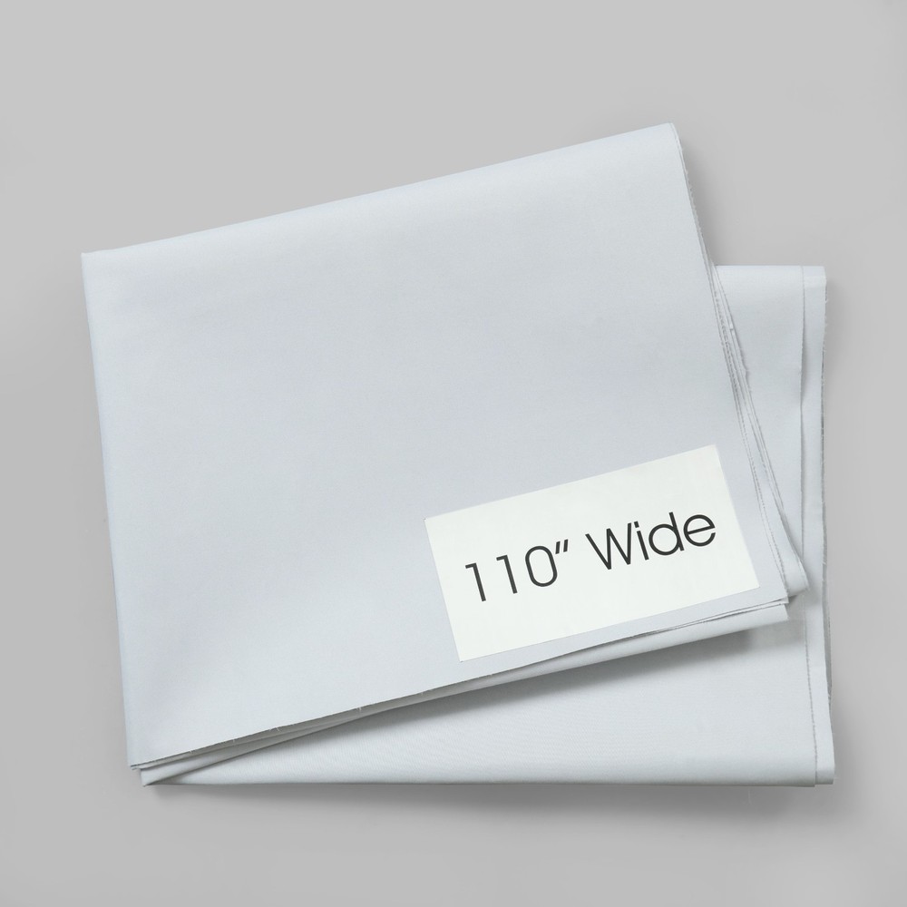 Blackout Drapery Fabric White Lining Sold by Yard 110″ wide light weight