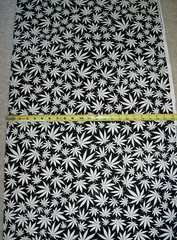Pot Weed Adult Leaves Marijuana GLOW IN THE DARK CG8538 durable Cotton fabric