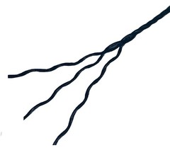 Bonded Nylon Sewing Thread #92 T90 1850yds for Outdoor, Tex 90, Black