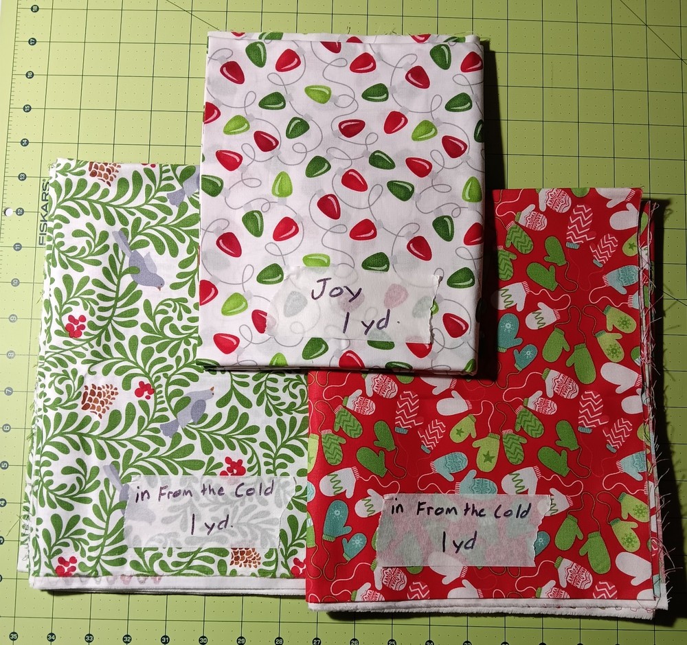 Joy & In from the cold by Kate Spain for Moda. 3 yds total / 3 prints RARE HTF