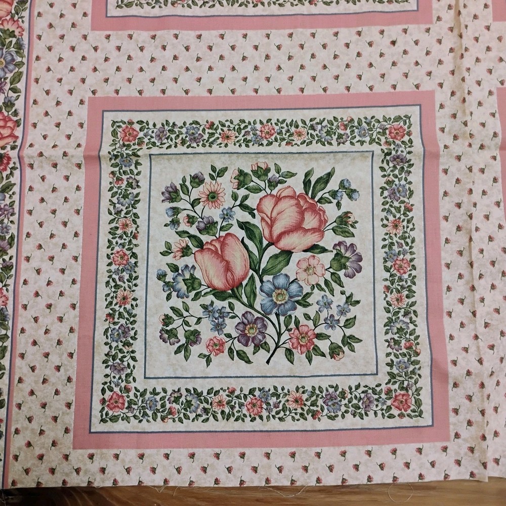 VIP Cranston Print Works Floral Fabric 3 Yards 106″ x 46″ NEW
