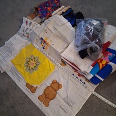 VTG Fabric Destash Lot 8.4 lbs – Winnie The Pooh, Dolls, Christmas Books & More